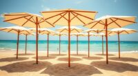 luxury durable beach umbrellas