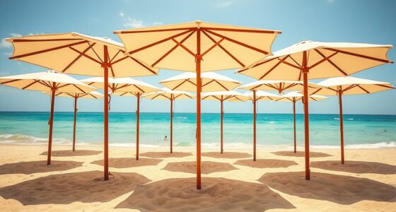 luxury durable beach umbrellas