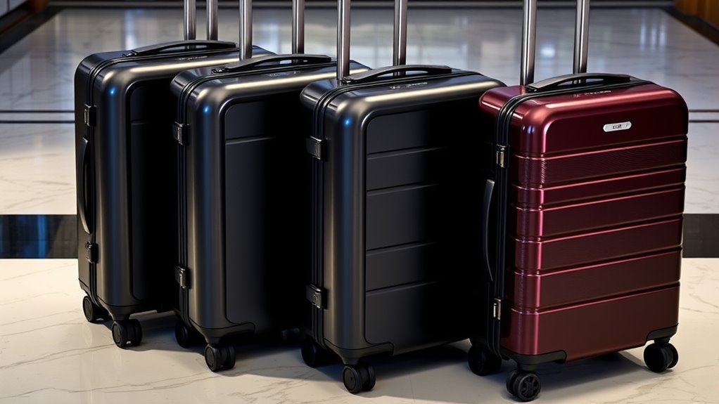 luxury durable luggage sets