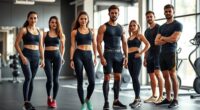 luxury fitness wear selection