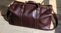 luxury leather travel bags