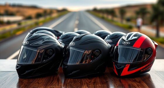 luxury motorcycle helmet options