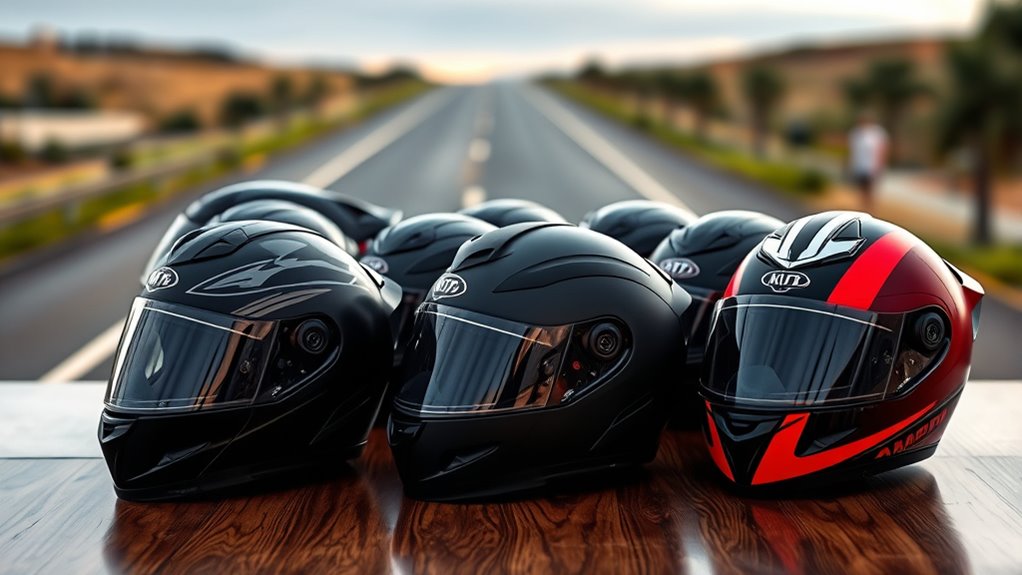 luxury motorcycle helmet options