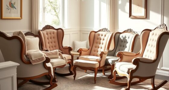 luxury nursery rocking chairs