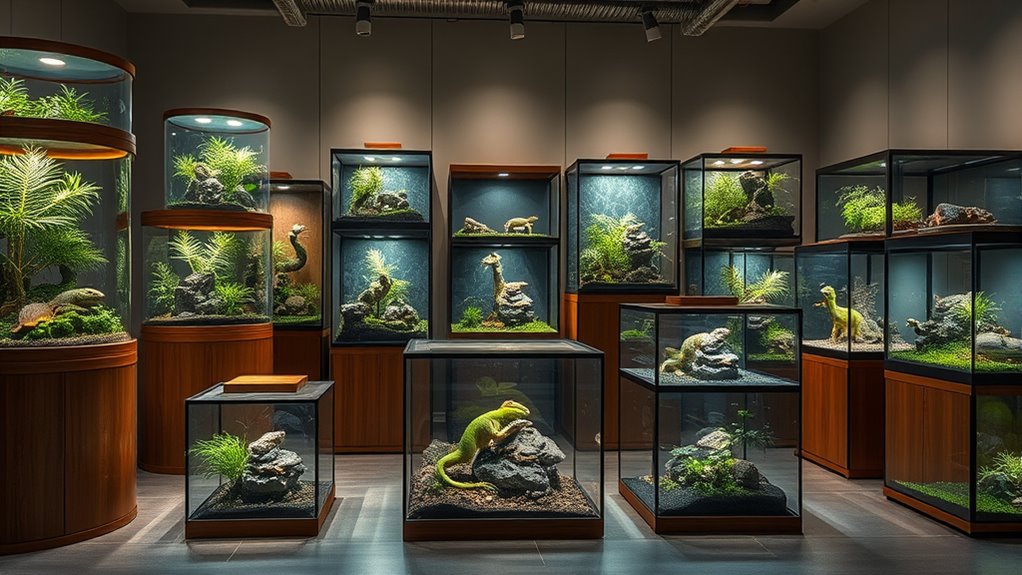 luxury reptile terrarium options