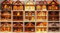 luxury wooden dollhouse collections