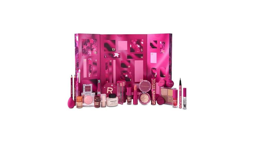 makeup calendar gift set