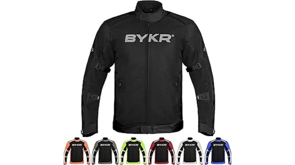 mesh protective motorcycle jacket