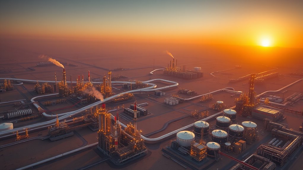 middle eastern petrochemical rise