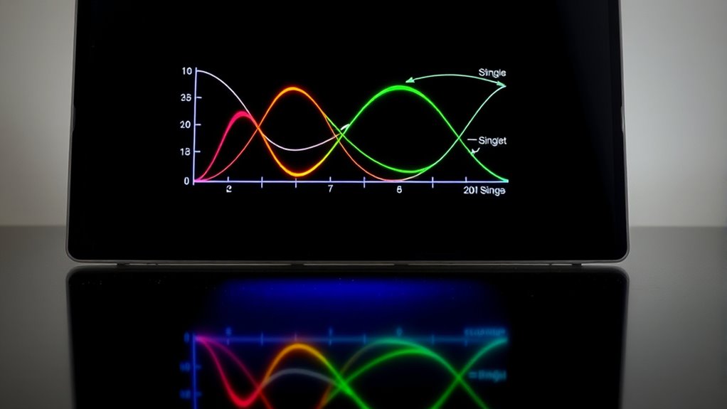 molecular excitation and emission