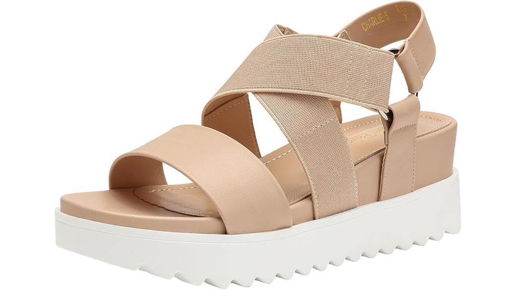 open toe wedge sandals