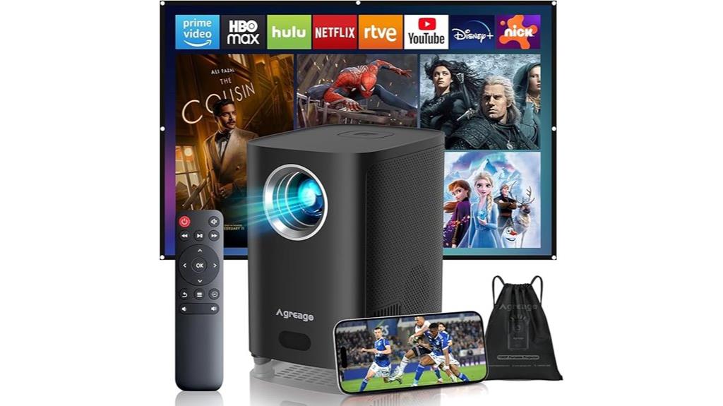 outdoor wifi bluetooth projector