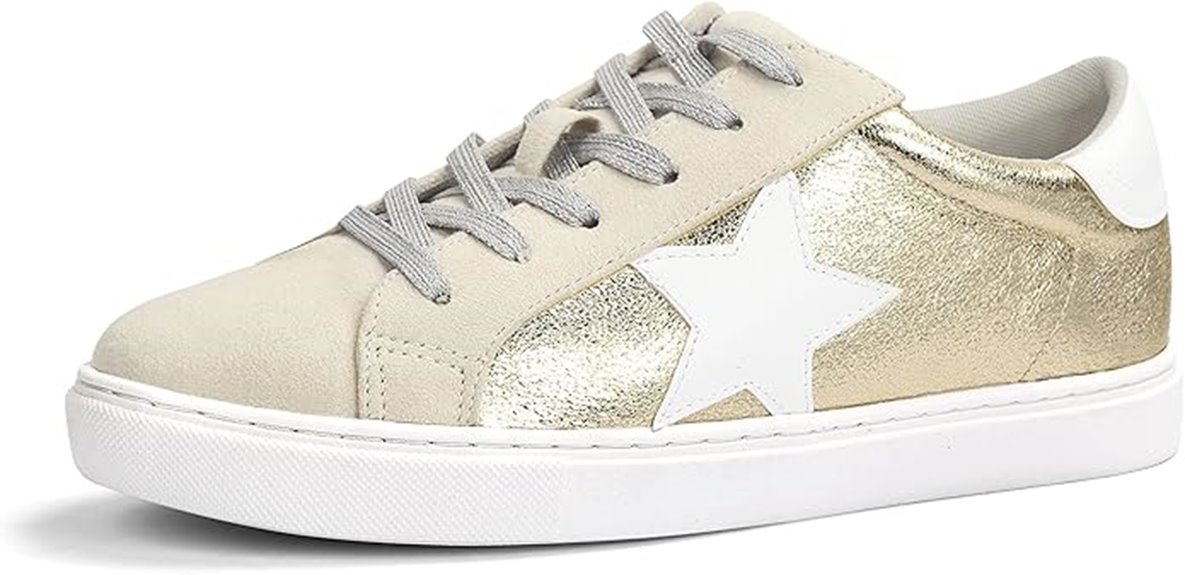 party women s star sneakers