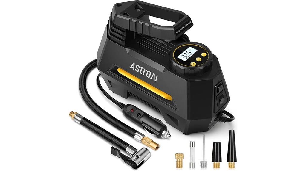 portable tire inflator compressor