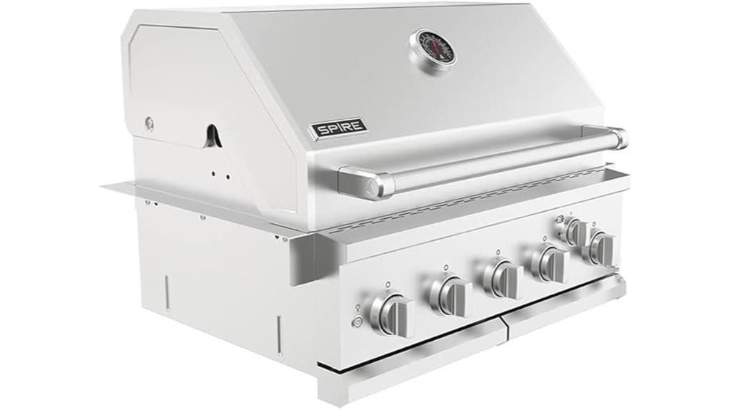 premium 5 burner gas grill