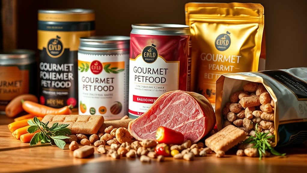 premium gourmet pet food