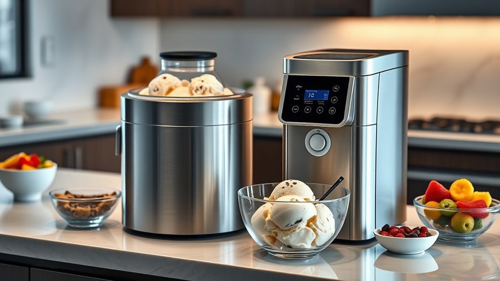 premium ice cream maker features