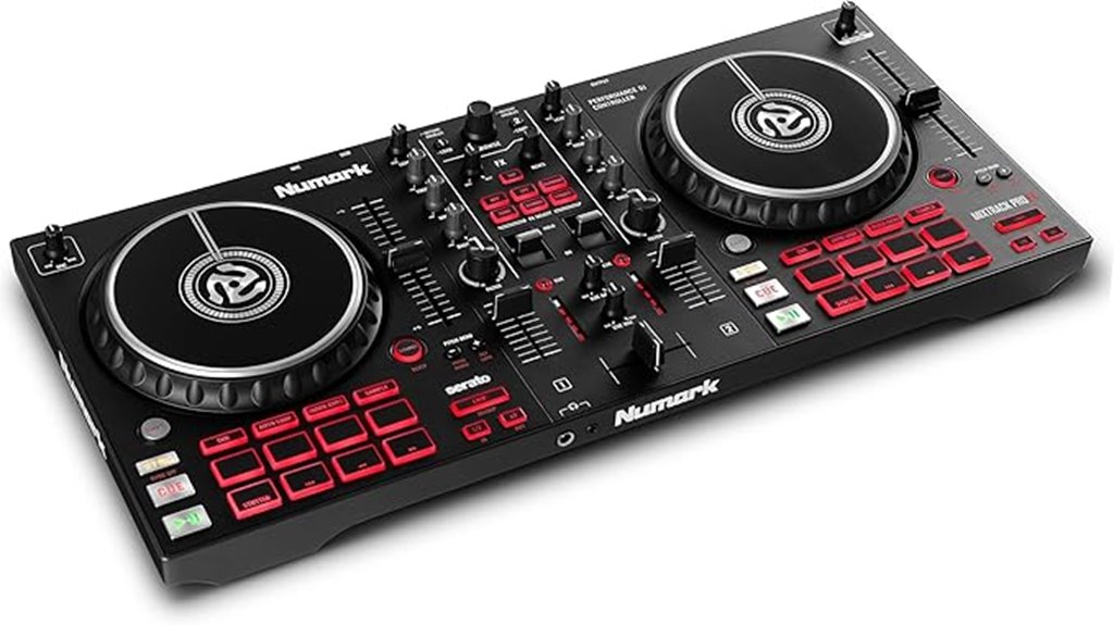 professional dj controller device