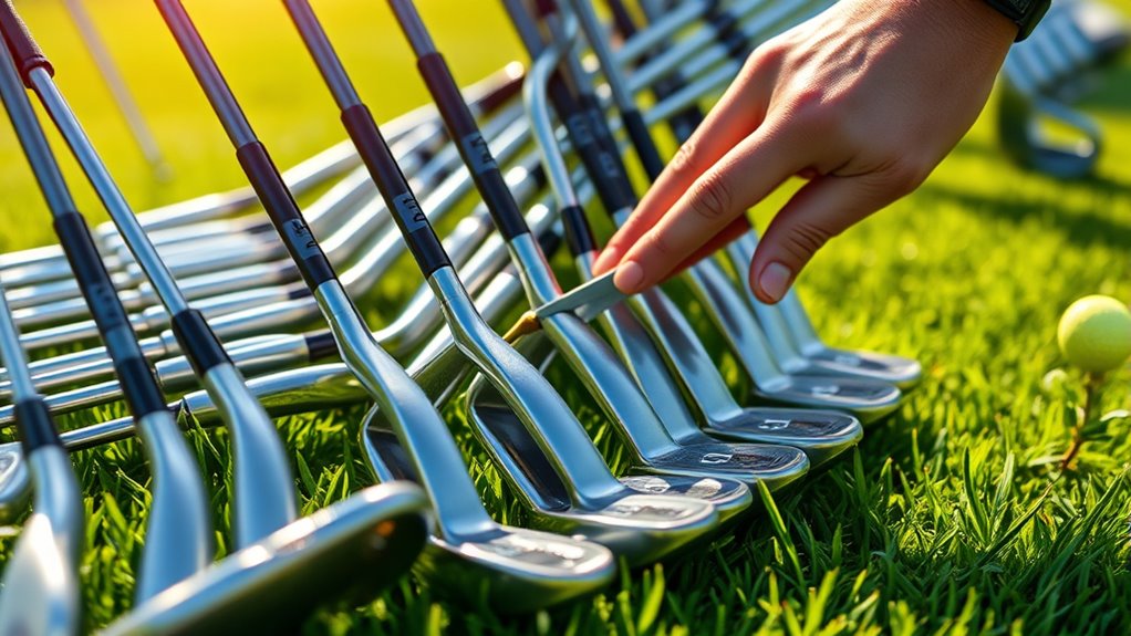 professional golf club selection