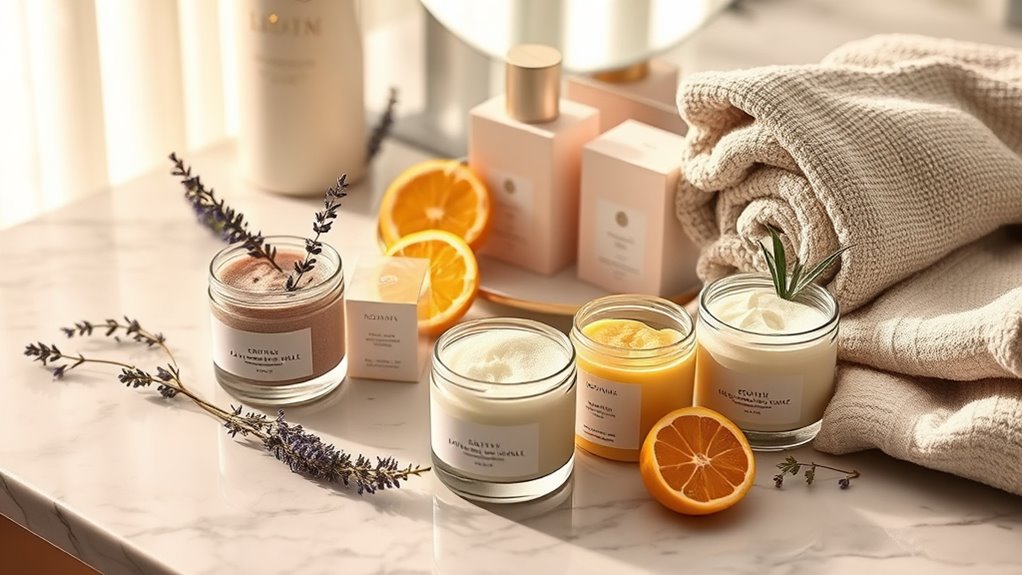 quality fragrance packaging exfoliation