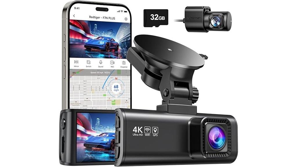 redtiger f7np dash cam