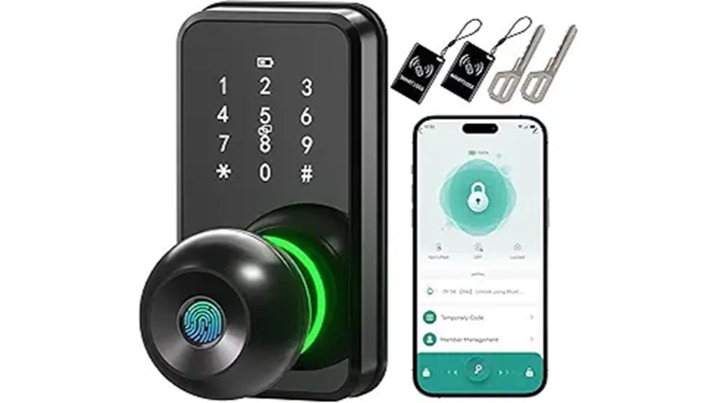 smart fingerprint door lock