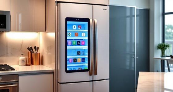 smart refrigerators with touchscreens