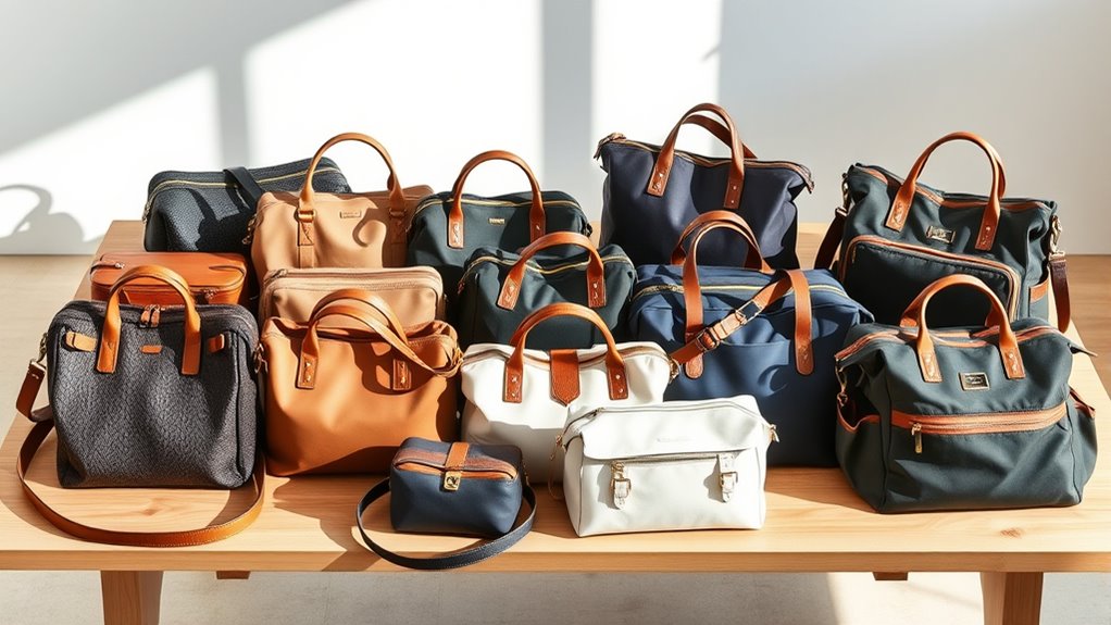 stylish functional diaper bags