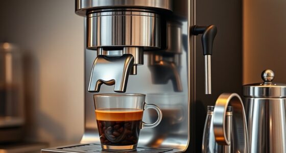 top built in grinder espresso machines