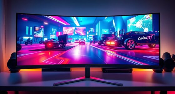 top curved monitors 2025