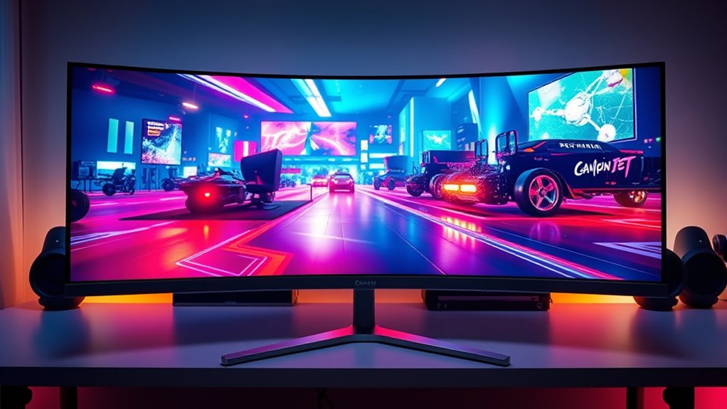 top curved monitors 2025