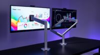 top dual monitor arms