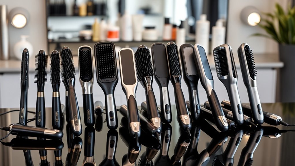 top luxury hair straightening brushes
