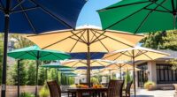 top luxury patio umbrella options
