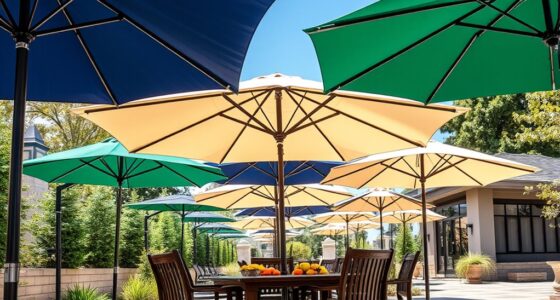 top luxury patio umbrella options