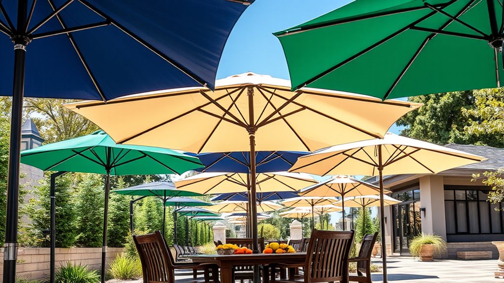 top luxury patio umbrella options