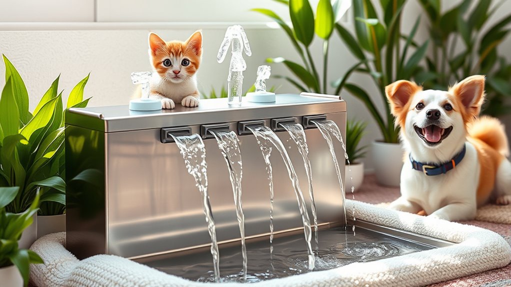 top luxury pet water fountains