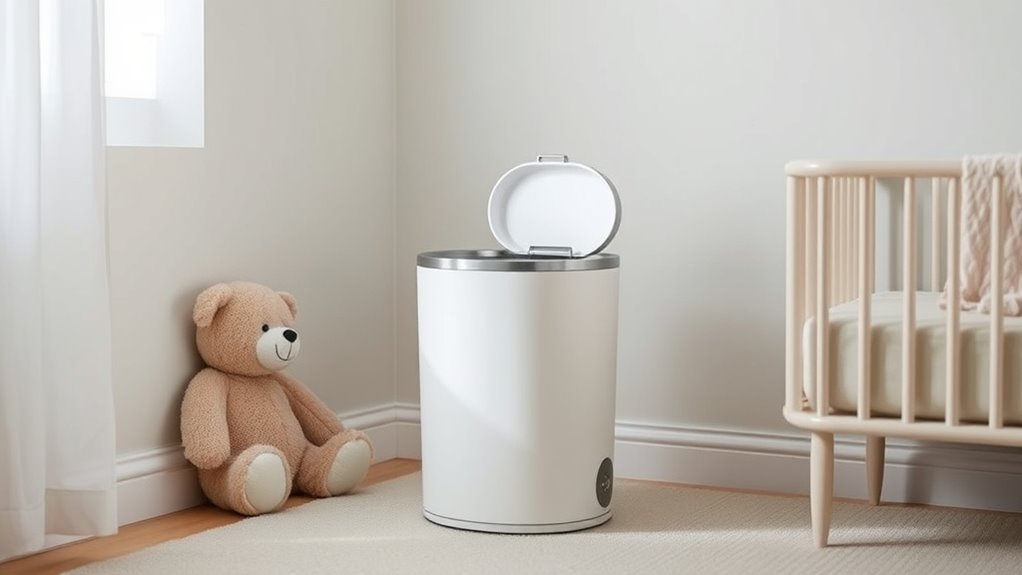 top odor control diaper pails