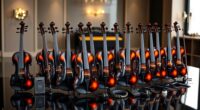 top premium beginner electric violins