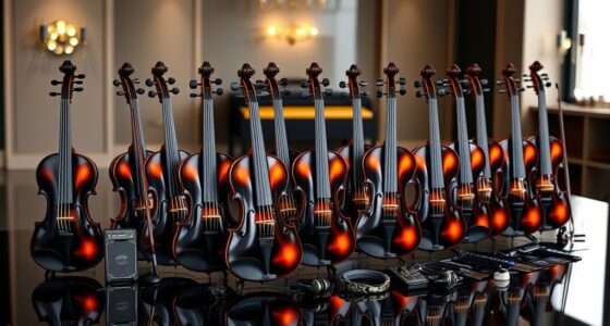 top premium beginner electric violins