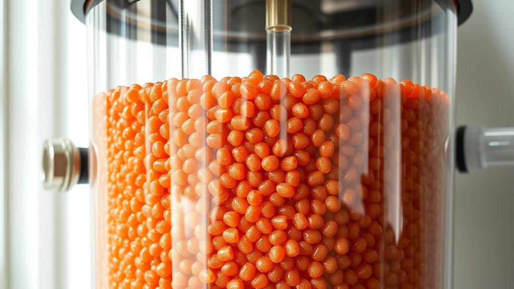 treat hard water with softeners