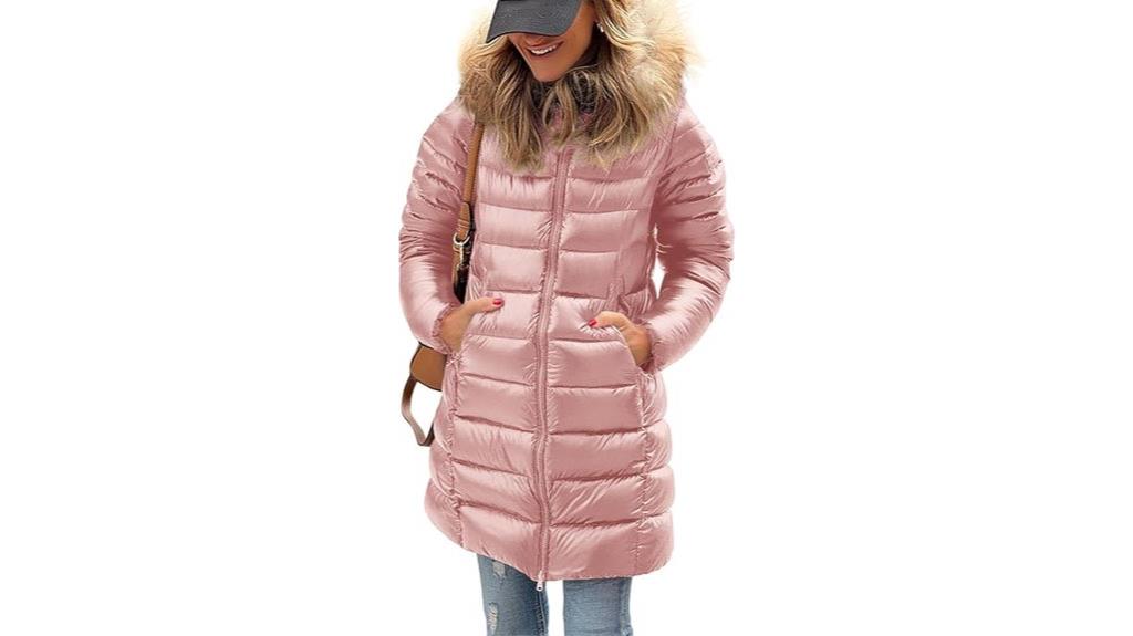 warm hooded winter coat