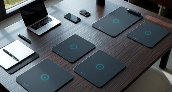 wireless charging desk mats