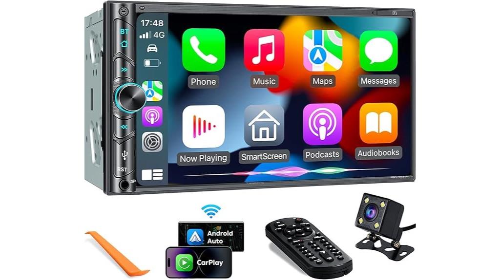 wireless double din stereo