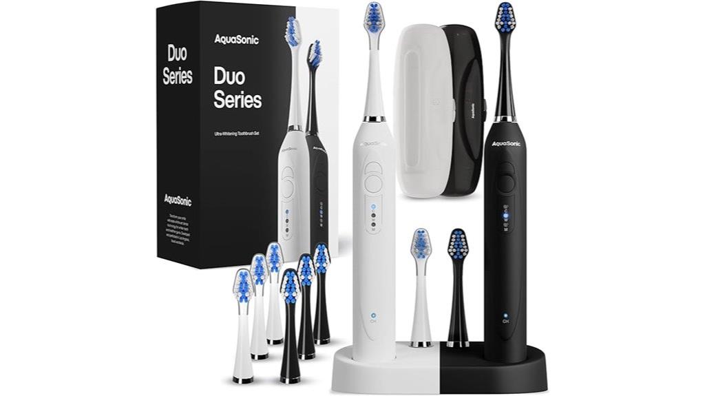 wireless dual handle toothbrush