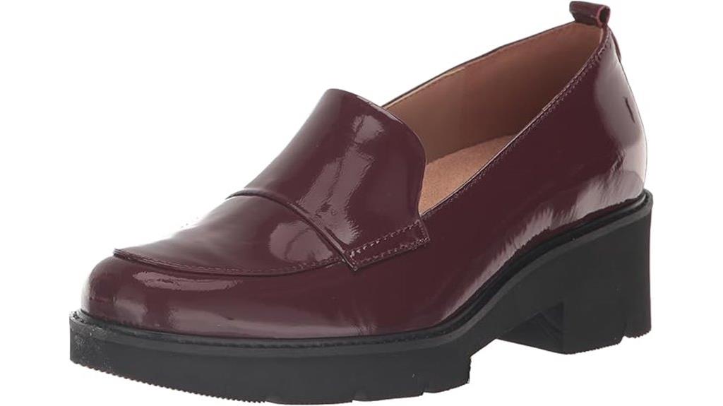 women s leather loafer