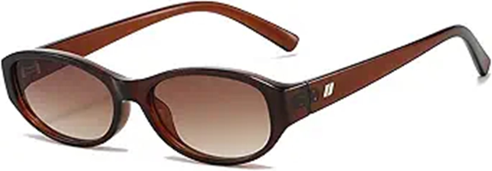 women s retro oval sunglasses