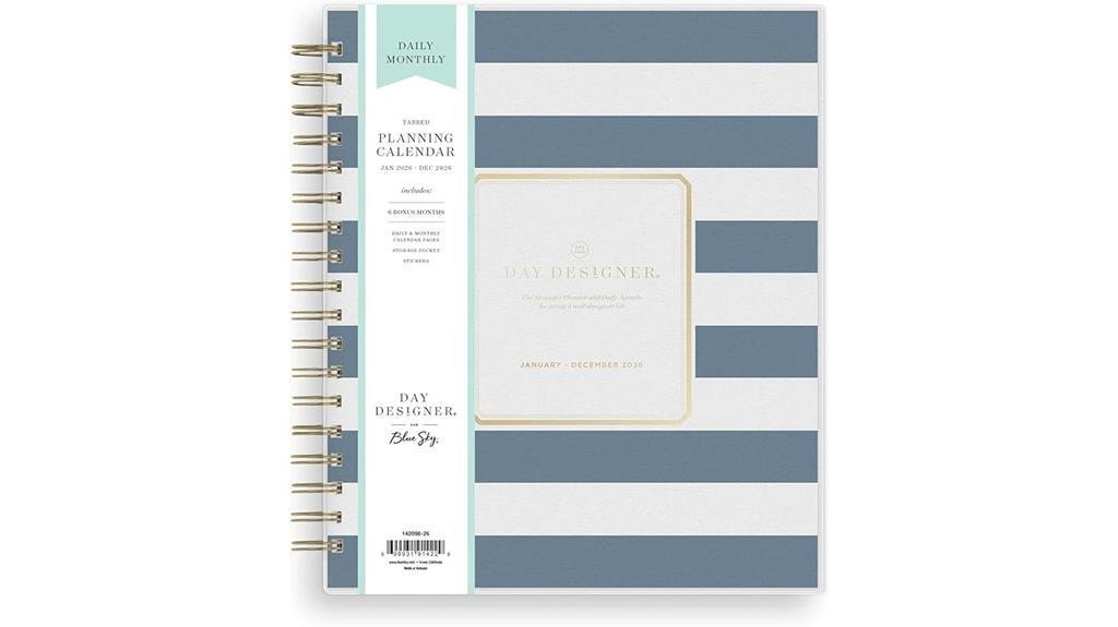 2026 planner blue sky