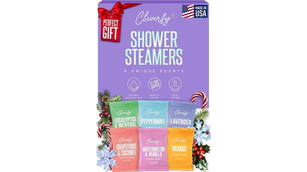aromatherapy shower steamers six