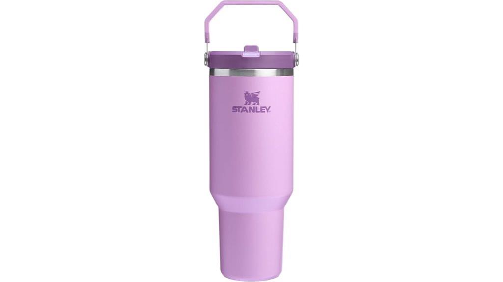 large 40 oz flip straw tumbler